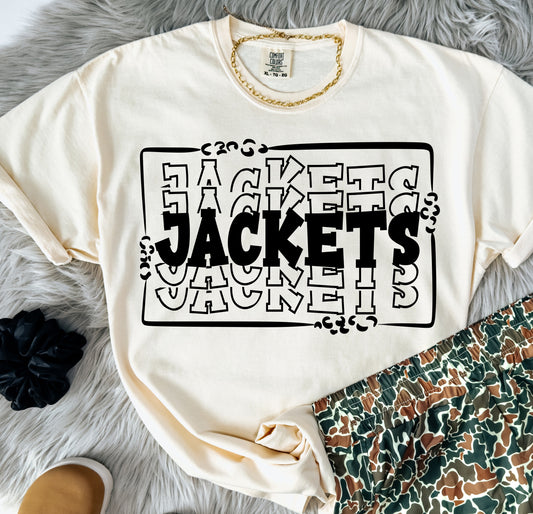 Jackets ~ Stacked Mascot ~ SAG25 ~ DTF Transfer