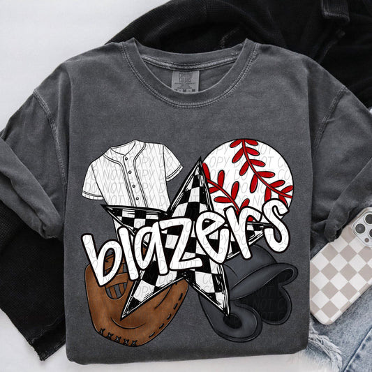 Baseball Stars Blazers ~ DTF Transfer