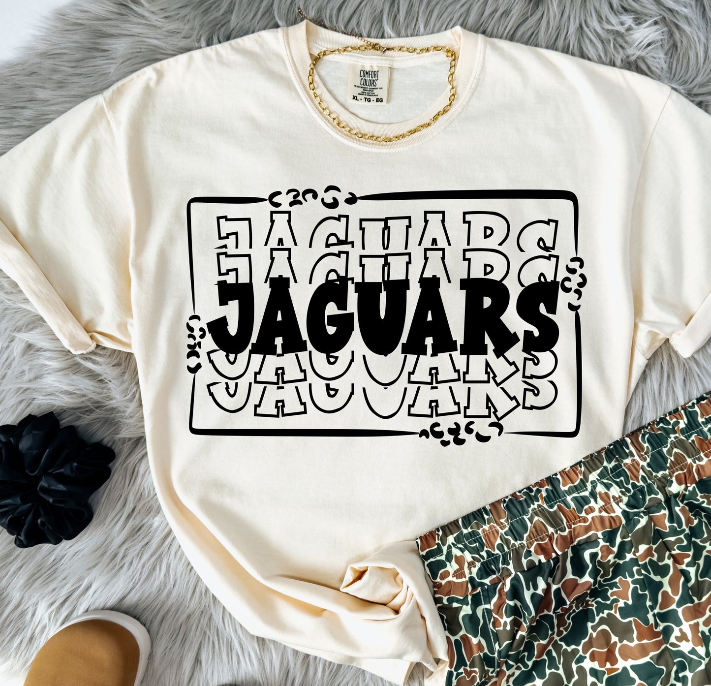 Jaguars ~ Stacked Mascot ~ SAG25 ~ DTF Transfer