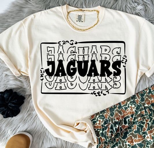 Jaguars ~ Stacked Mascot ~ SAG25 ~ DTF Transfer