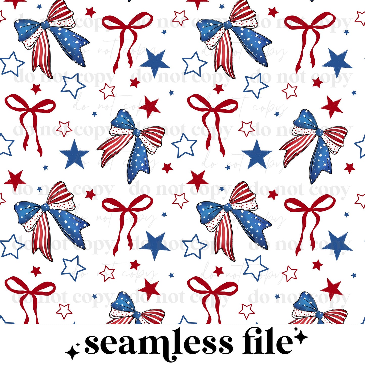 4th of July Bows ~ 26CSC03