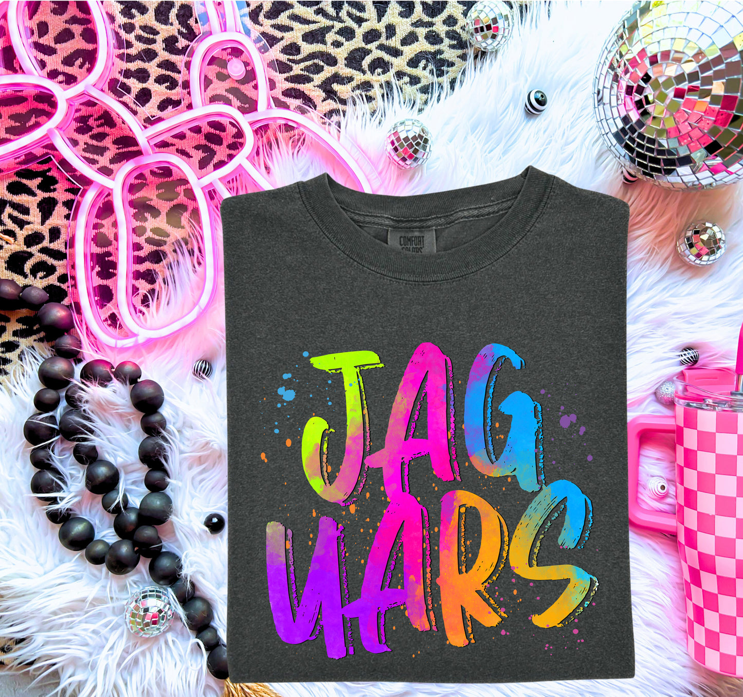 Jaguars ~ Neon Mascot ~ 25SAG ~ DTF Transfers