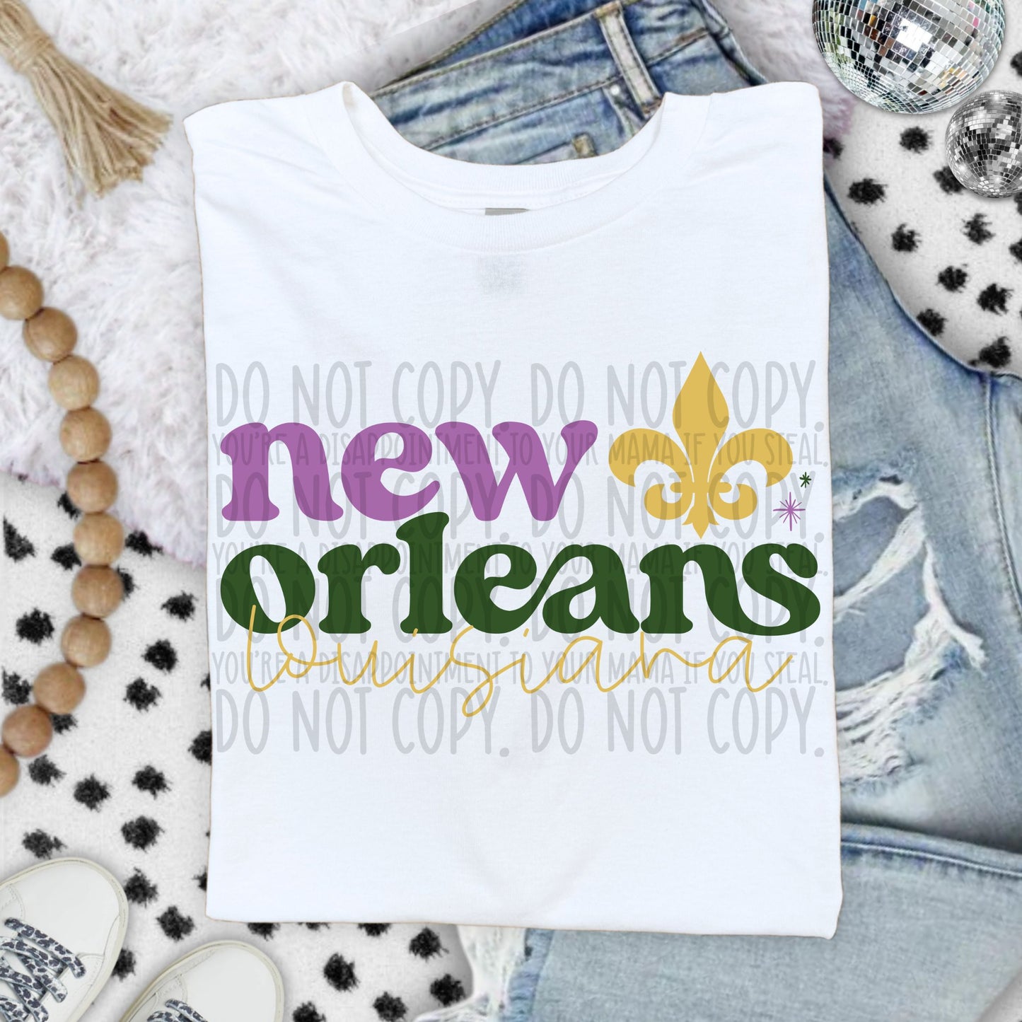 New Orleans Louisiana ~ SWD25 ~ DTF Transfer