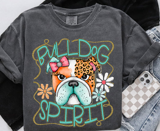Funky Spirit Mascot ~ Bulldog ~ 25SAG ~ DTF Transfers