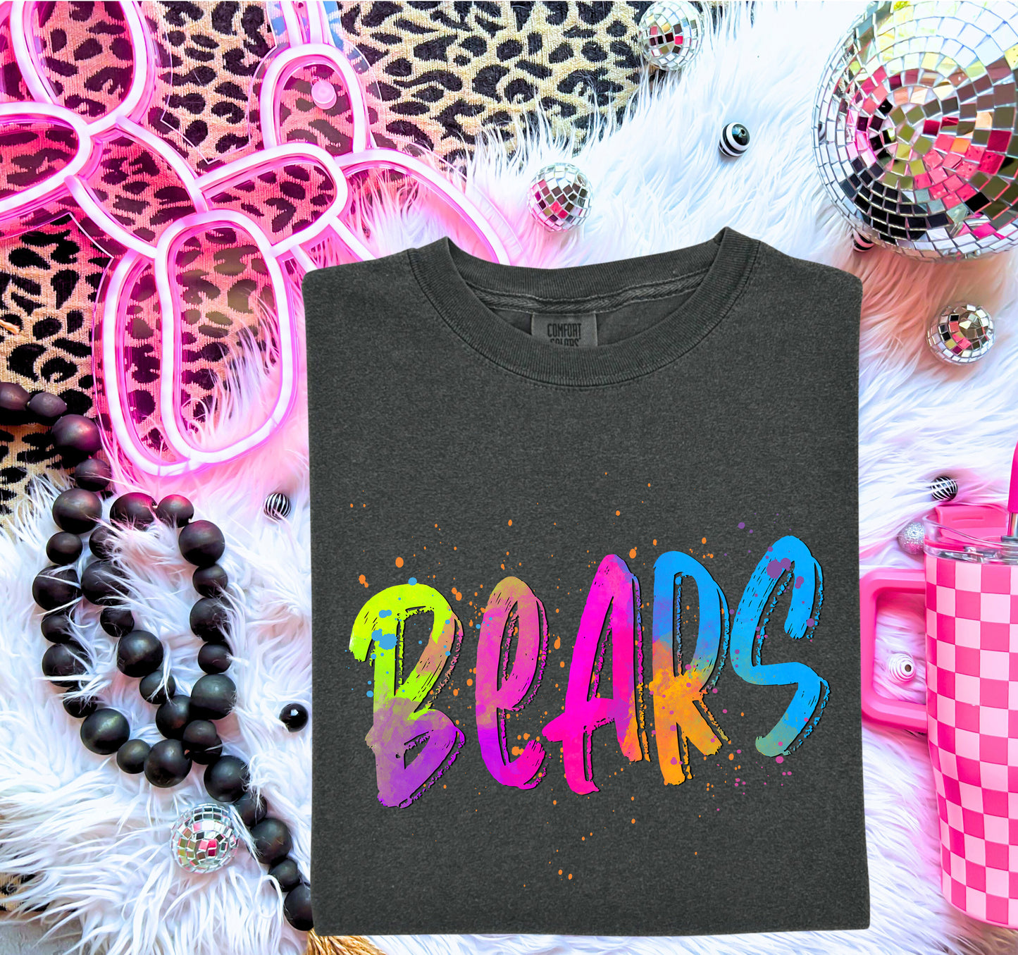 Bears ~ Neon Mascot ~ 25SAG ~ DTF Transfers
