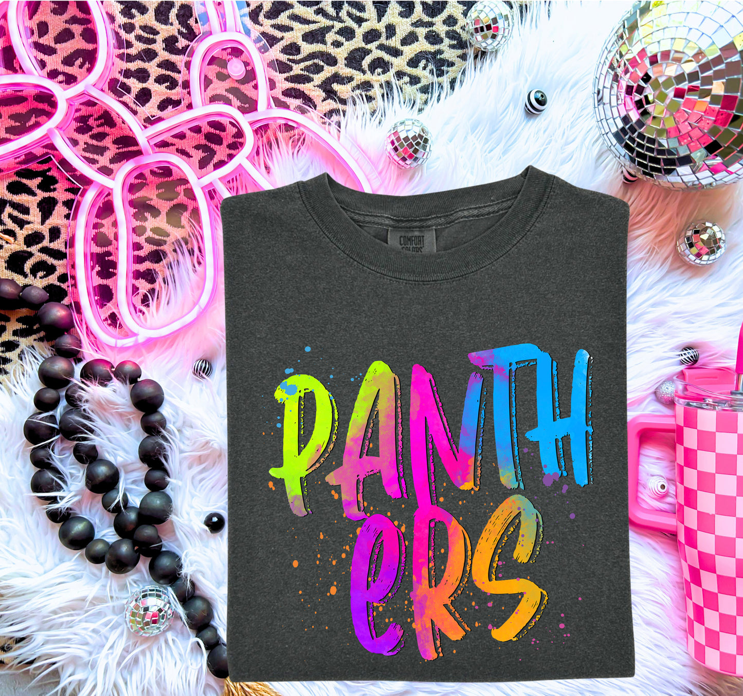 Panthers ~ Neon Mascot ~ 25SAG ~ DTF Transfers