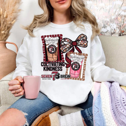 Bows and Beverages 7B ~ DD25 ~ DTF Transfer