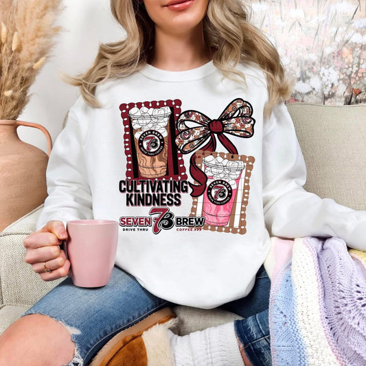 Bows and Beverages 7B ~ DD25 ~ DTF Transfer