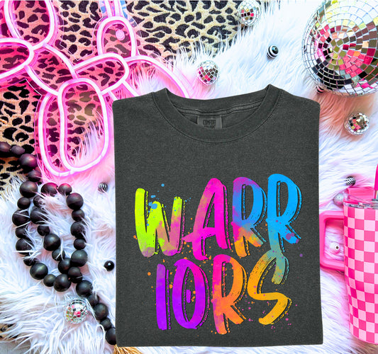 Warriors ~ Neon Mascot ~ 25SAG ~ DTF Transfers