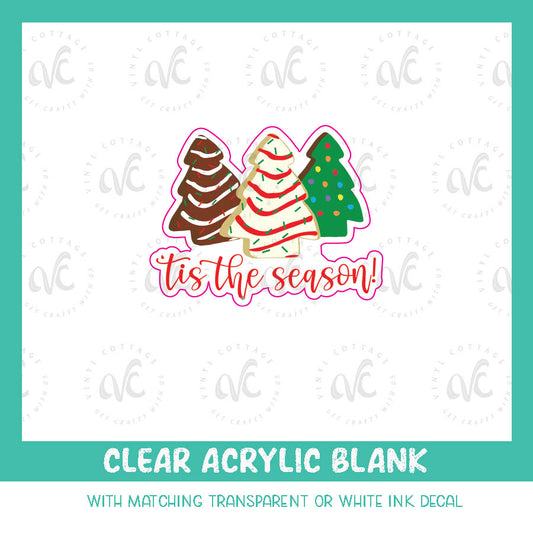 AD31 ~ Tis The Season ~ Acrylic Decal Set