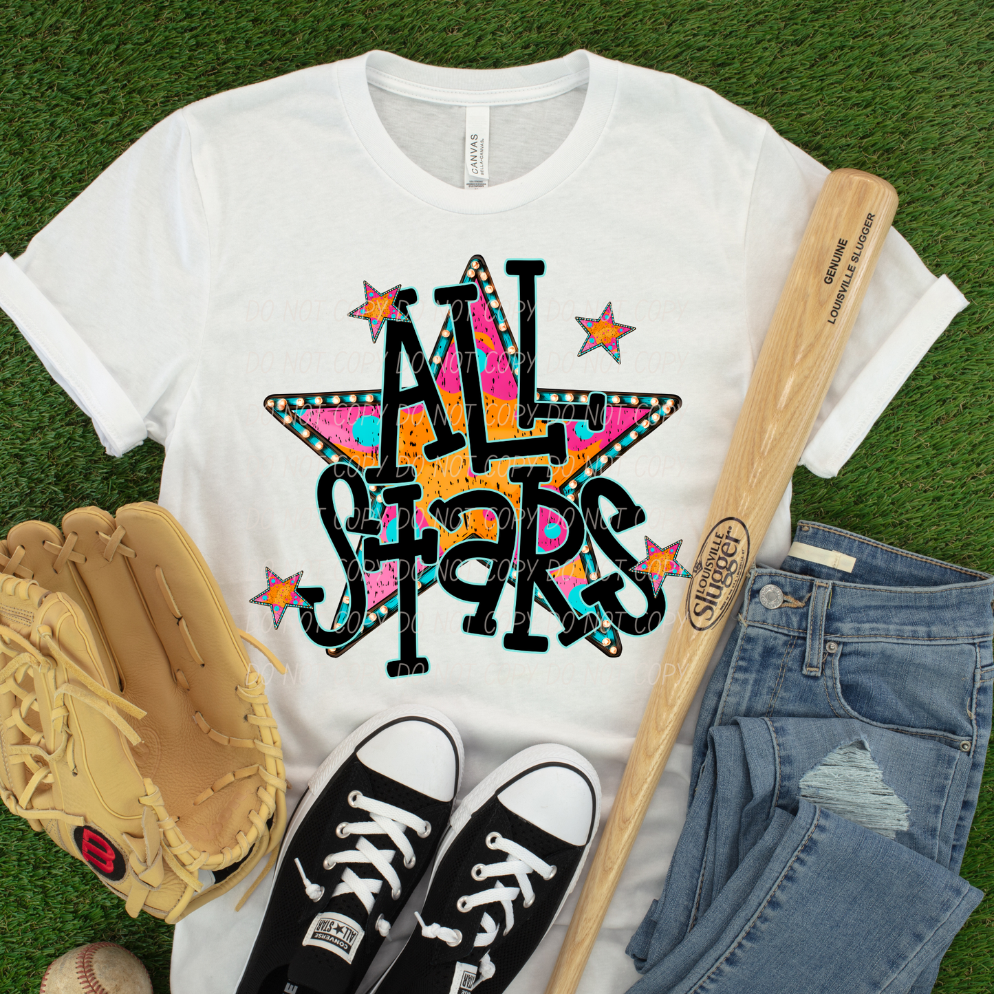 All Stars Color ~ 26CSD05 ~ DTF Transfer
