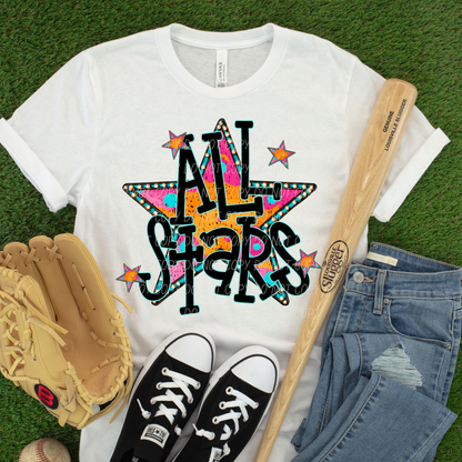 All Stars Color ~ 26CSD05 ~ DTF Transfer