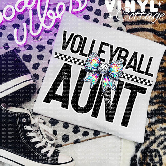 Volleyball Aunt ~ DTF Transfer