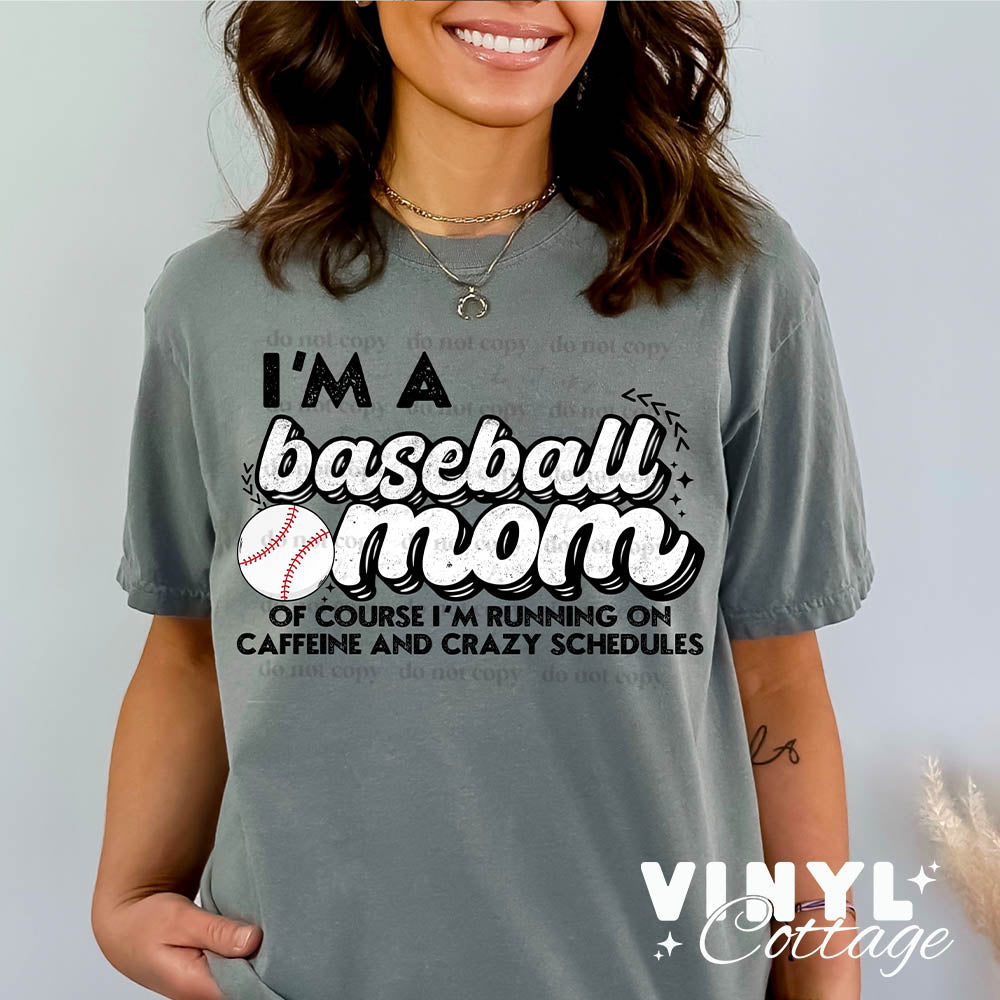 Baseball Mom ~ DTF Transfer