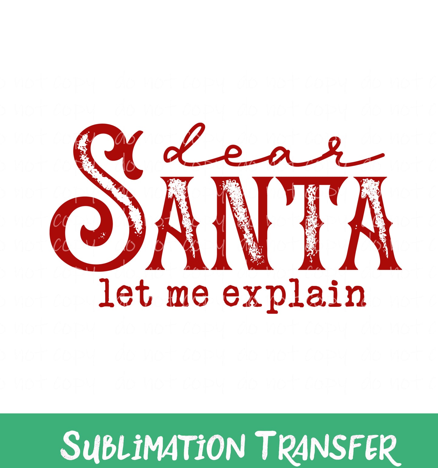 SUBLIMATION TRANSFERS ~ BLACK FRIDAY
