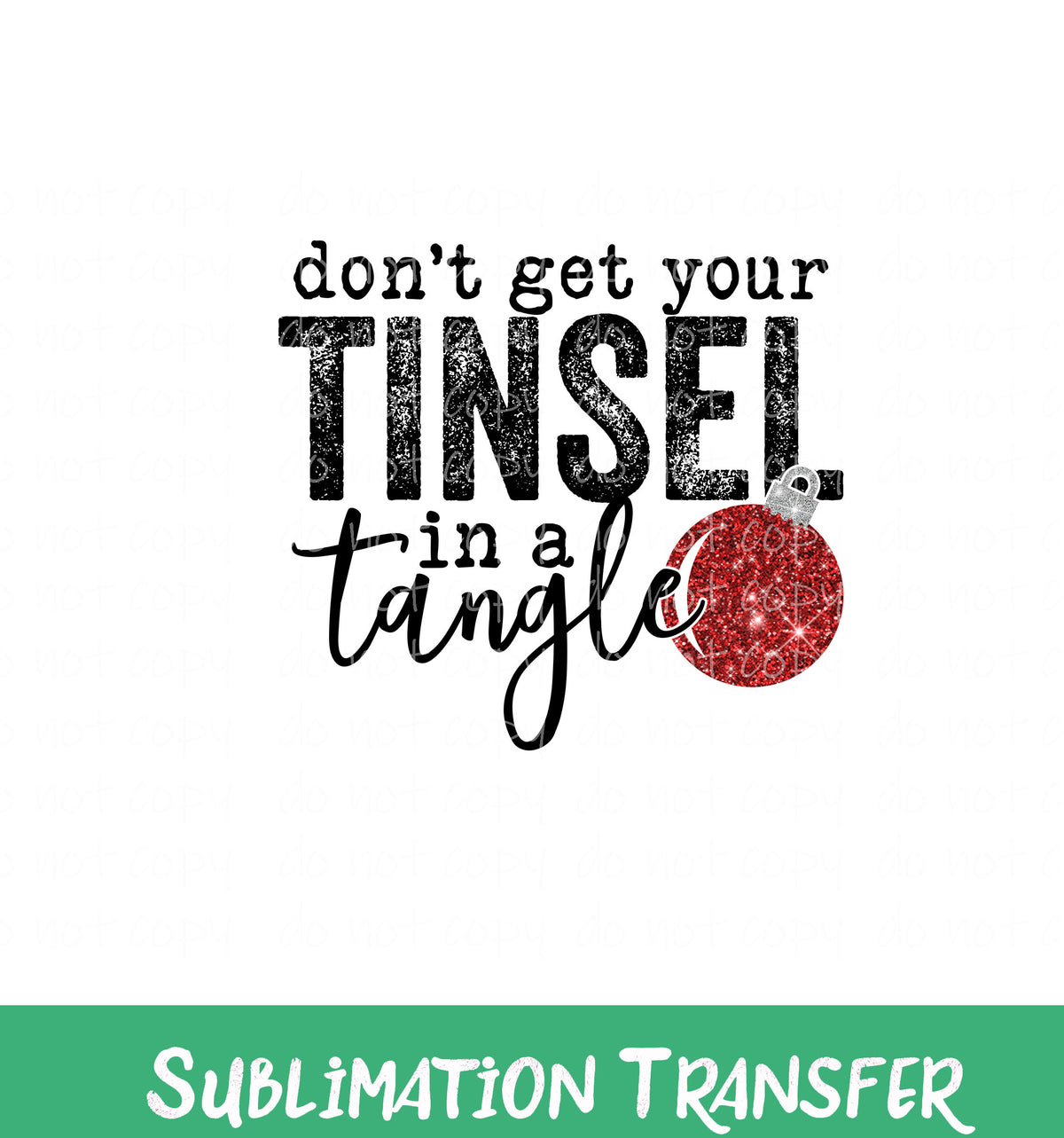 SUBLIMATION TRANSFERS ~ BLACK FRIDAY