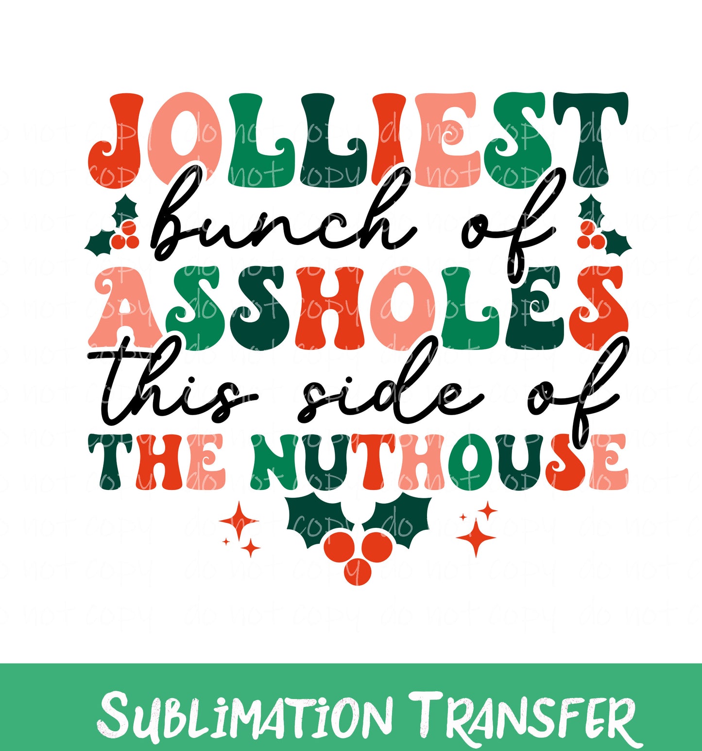 SUBLIMATION TRANSFERS ~ BLACK FRIDAY