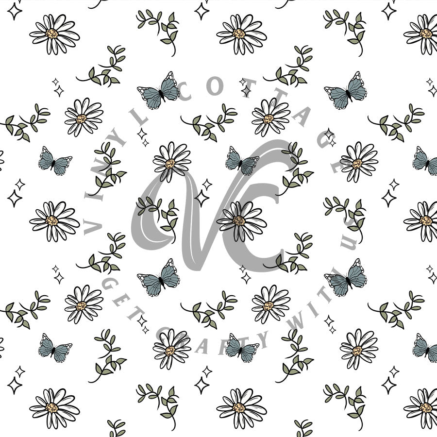 Daisy Butterfly ~ BI14