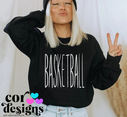 Basketball Oversized Skinny ~ COR25 ~ DTF Transfer