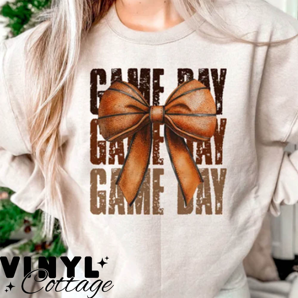 Game Day Coquette ~ DTF Transfer