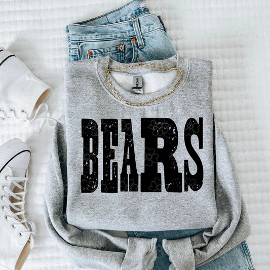 Bears1 ~ Mixed Up Mascots ~ SAG26 ~ DTF Transfer