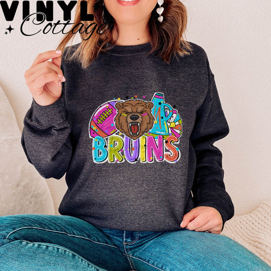 Bright Mascots ~ Bruins ~ DTF Transfer