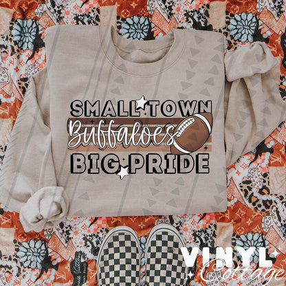 Small Town ~ Buffaloes ~ DTF Transfer