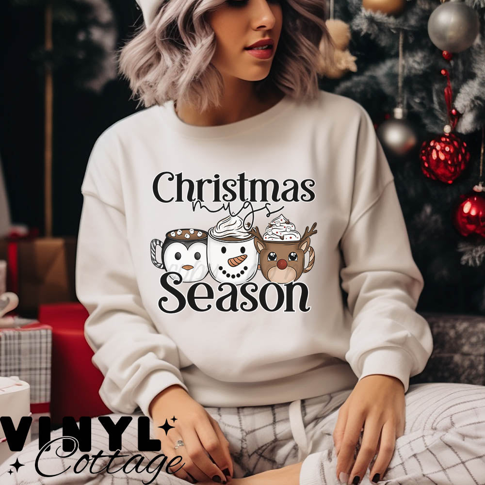 Christmas Mug Season ~ DTF Transfer