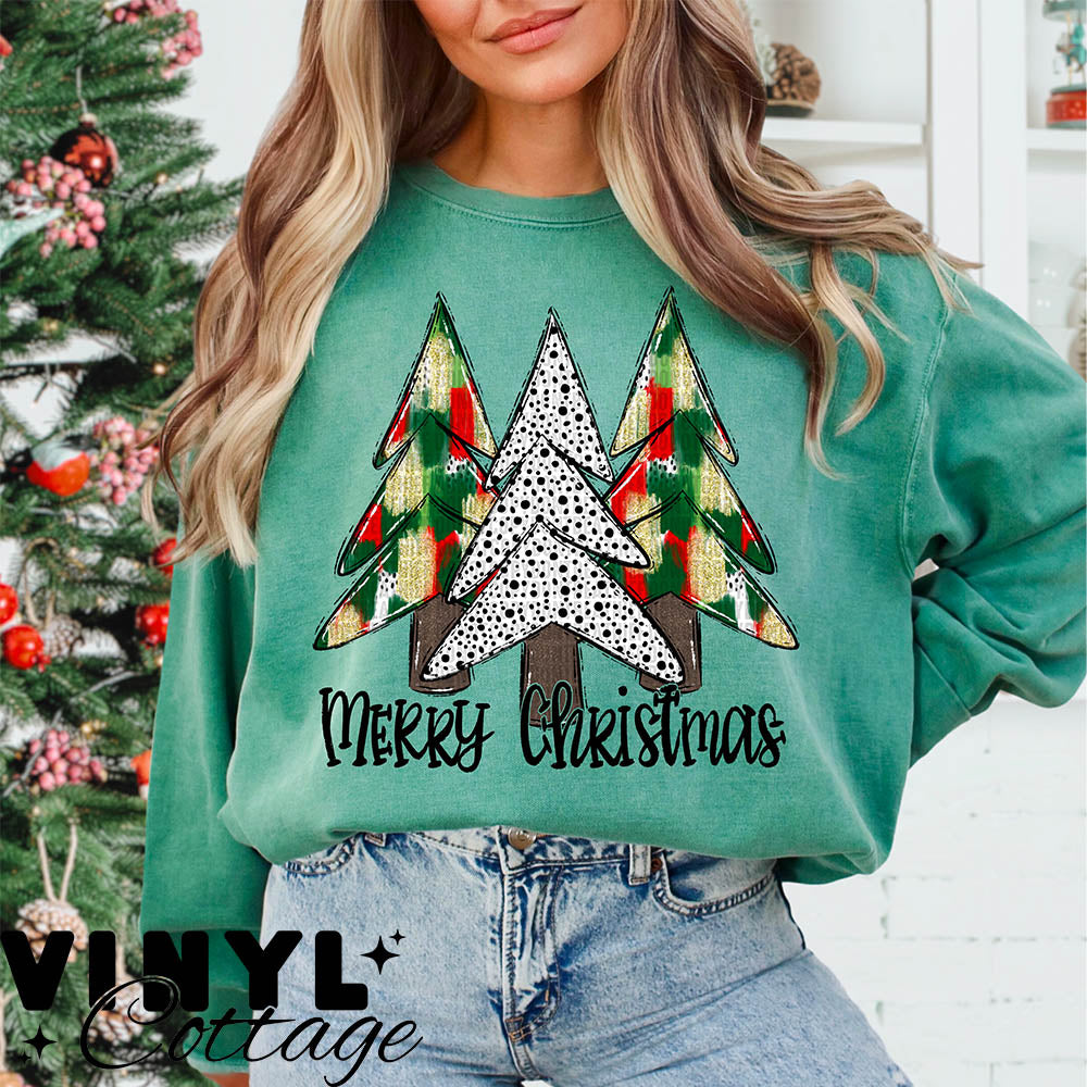 Christmas Trees Traditional ~ DTF Transfer