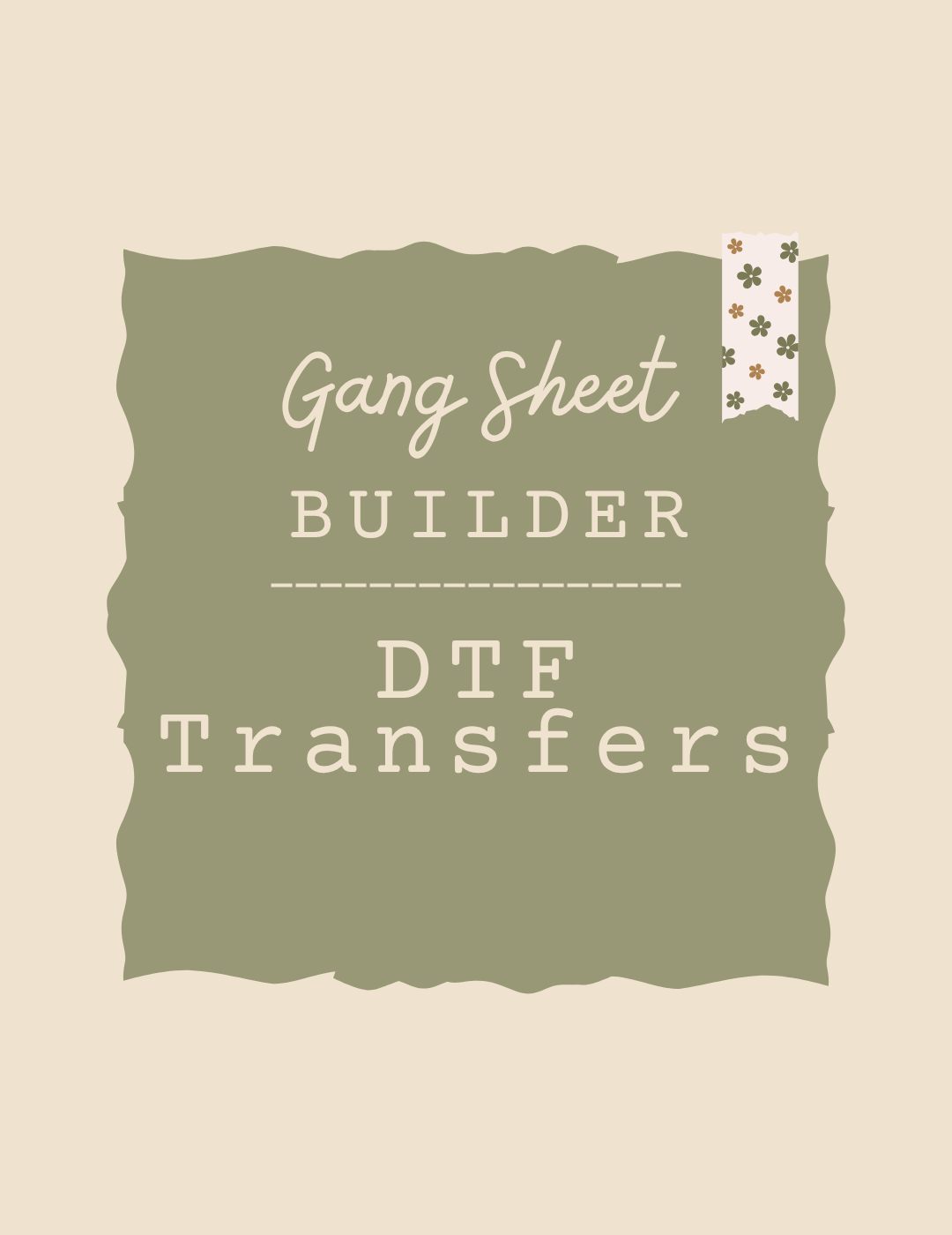 Build Your Own DTF Gang Sheet