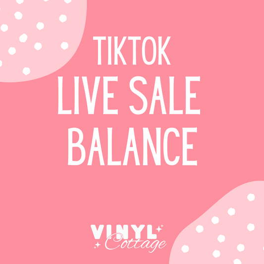 TikTok Live Sale Balance