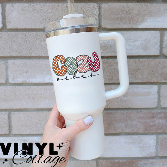 Cozy Vibes ~ UV DTF DECAL