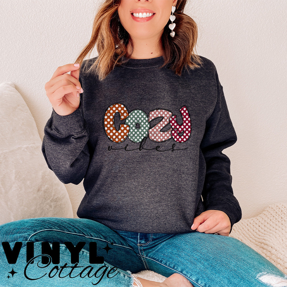 Cozy Vibes ~ DTF Transfer