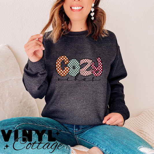Cozy Vibes ~ DTF Transfer