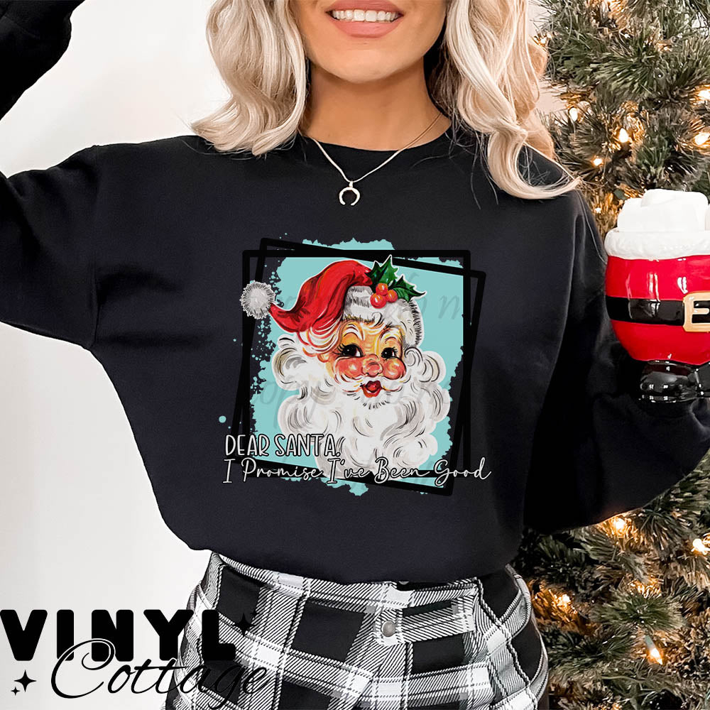 Dear Santa Blue~ DTF Transfer