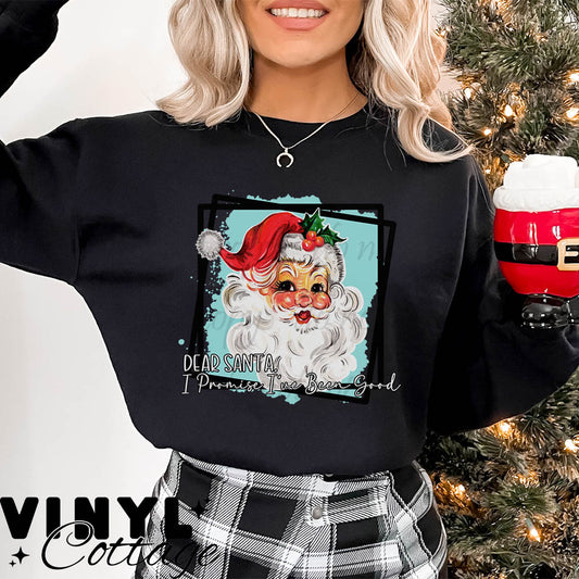 Dear Santa Blue~ DTF Transfer