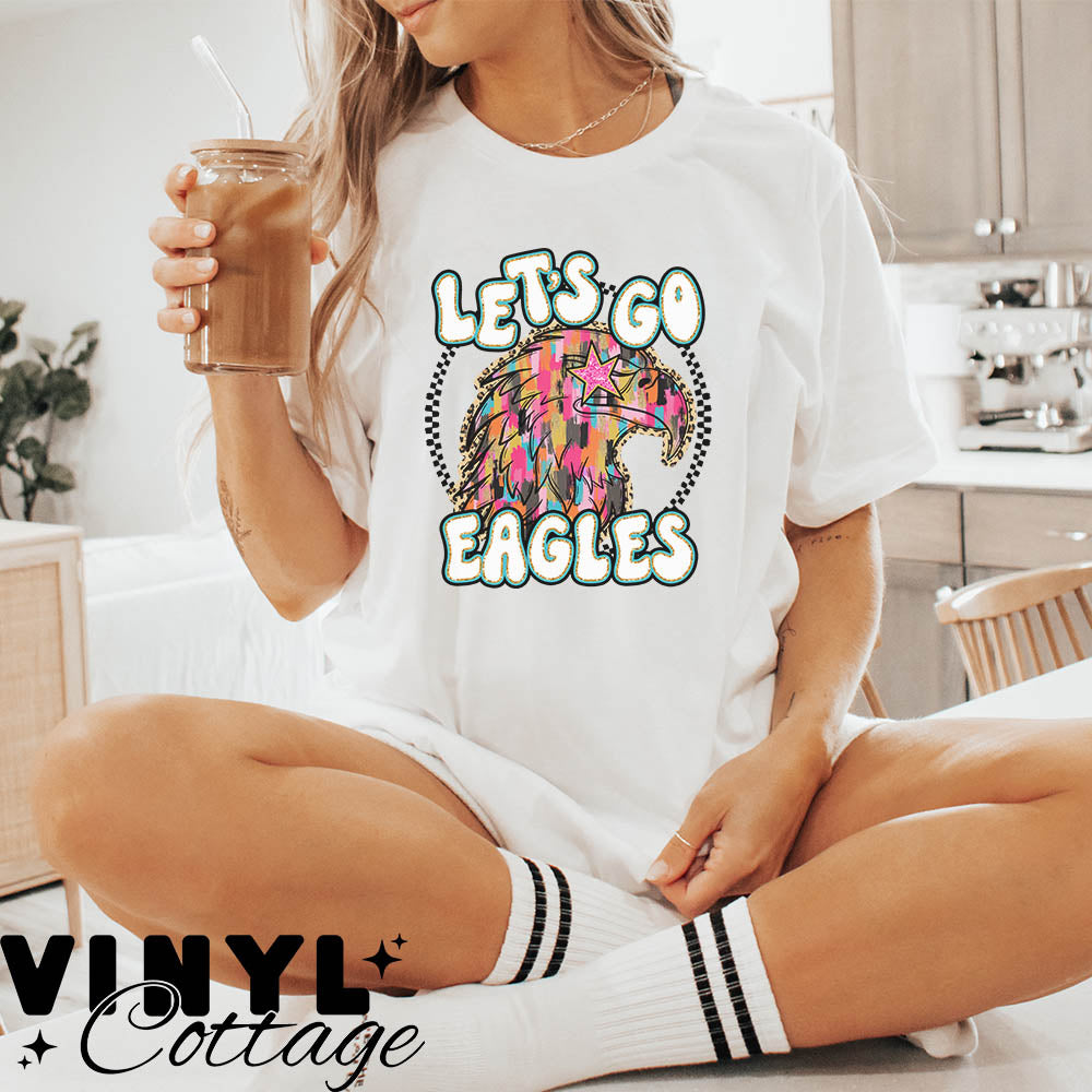 Painted Mascot ~ Eagles ~ DTF Transfer