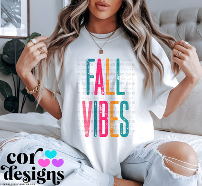Fall Vibes ~ 25COR09 ~ DTF Transfer