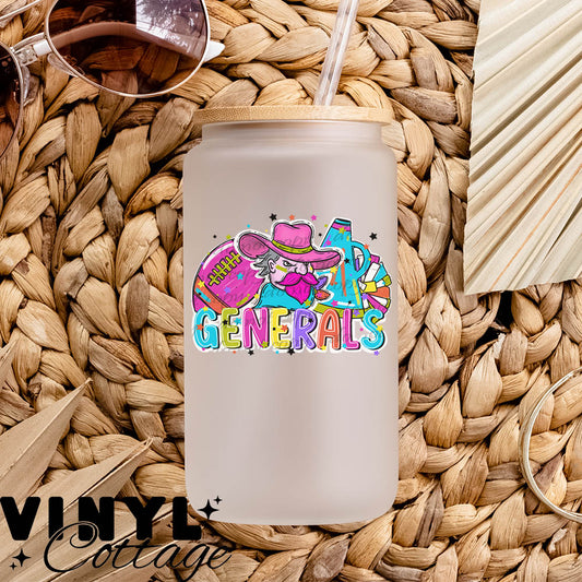 Bright Mascots ~ Generals ~ UV DTF DECAL