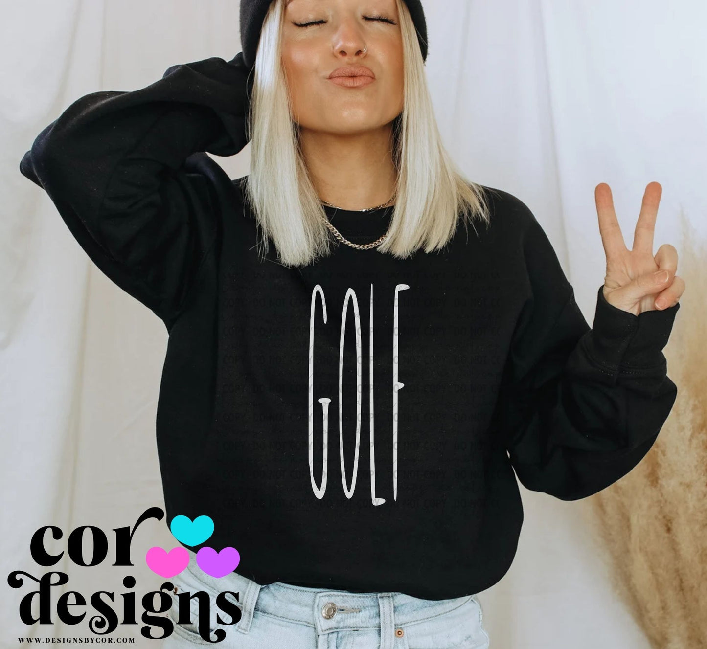 Golf Oversized Skinny ~ COR25 ~ DTF Transfer