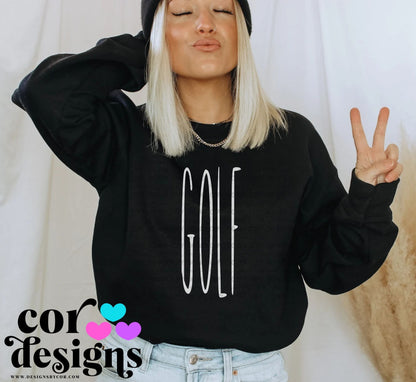 Golf Oversized Skinny ~ COR25 ~ DTF Transfer