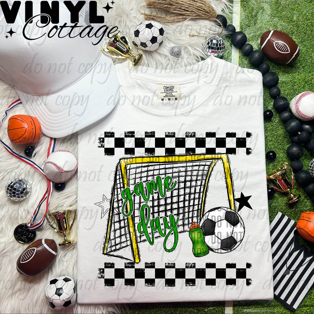 Green Soccer ~ DTF Transfer