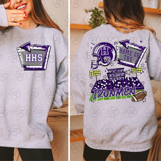Holt Ironmen ~ Home of the Open Field with Pocket Design ~ SAG25 ~ DTF Transfer