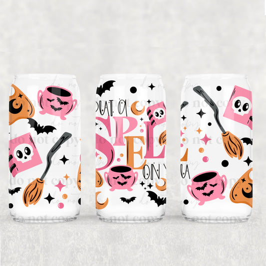 164UV ~  UV DTF Wrap ~ 25CSC09 ~ I Put a Spell on You Pink