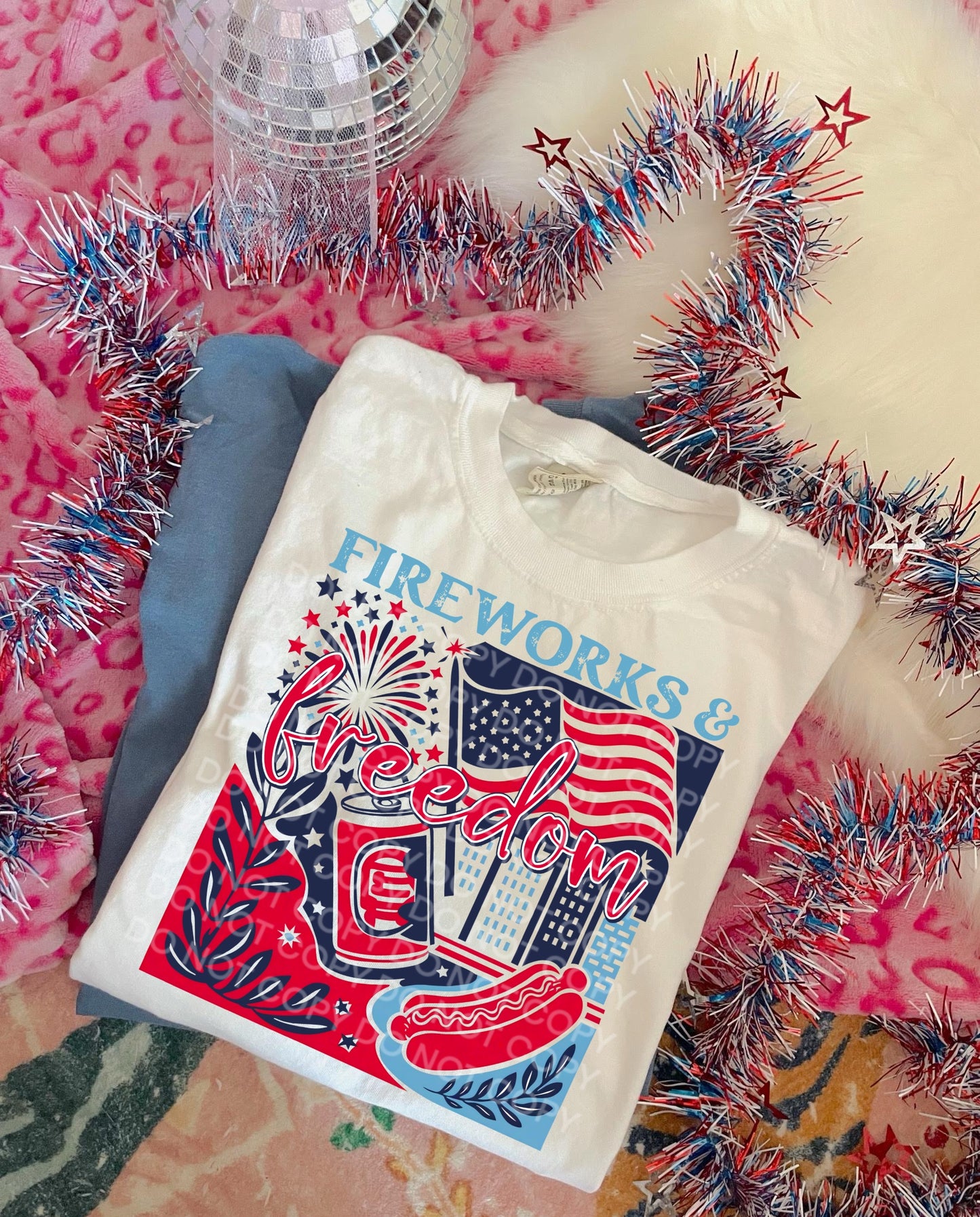 Fireworks and Freedom ~ 25SCG05 ~ DTF Transfers