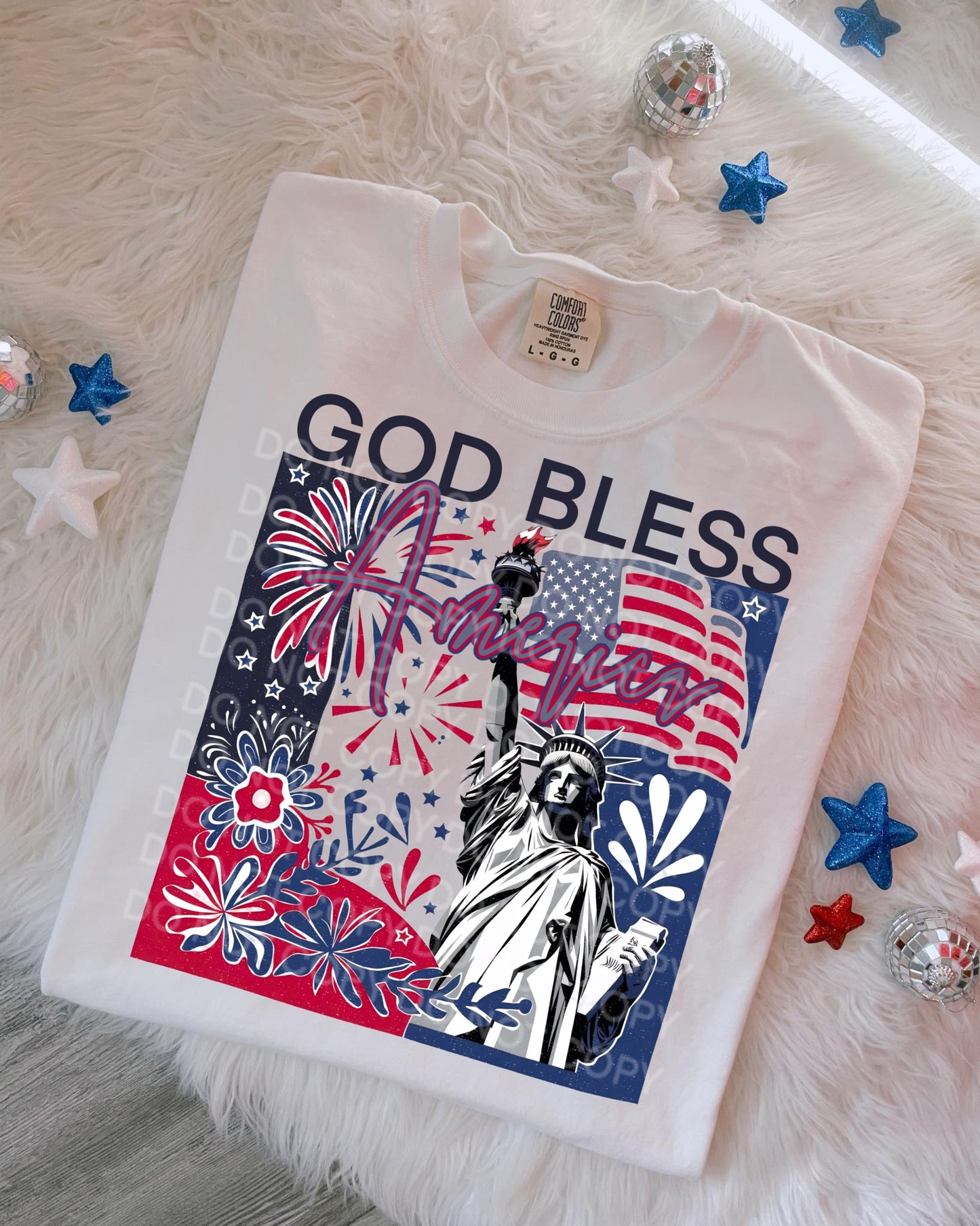 God Bless America ~ 25SCG05 ~ DTF Transfers