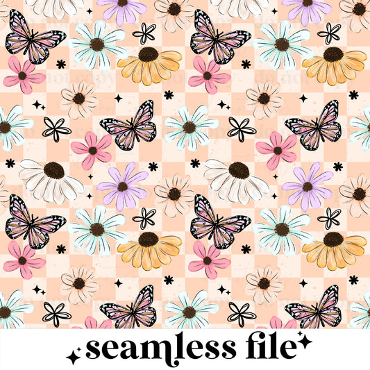Wildflower and Butterflies ~ 26CSC03T
