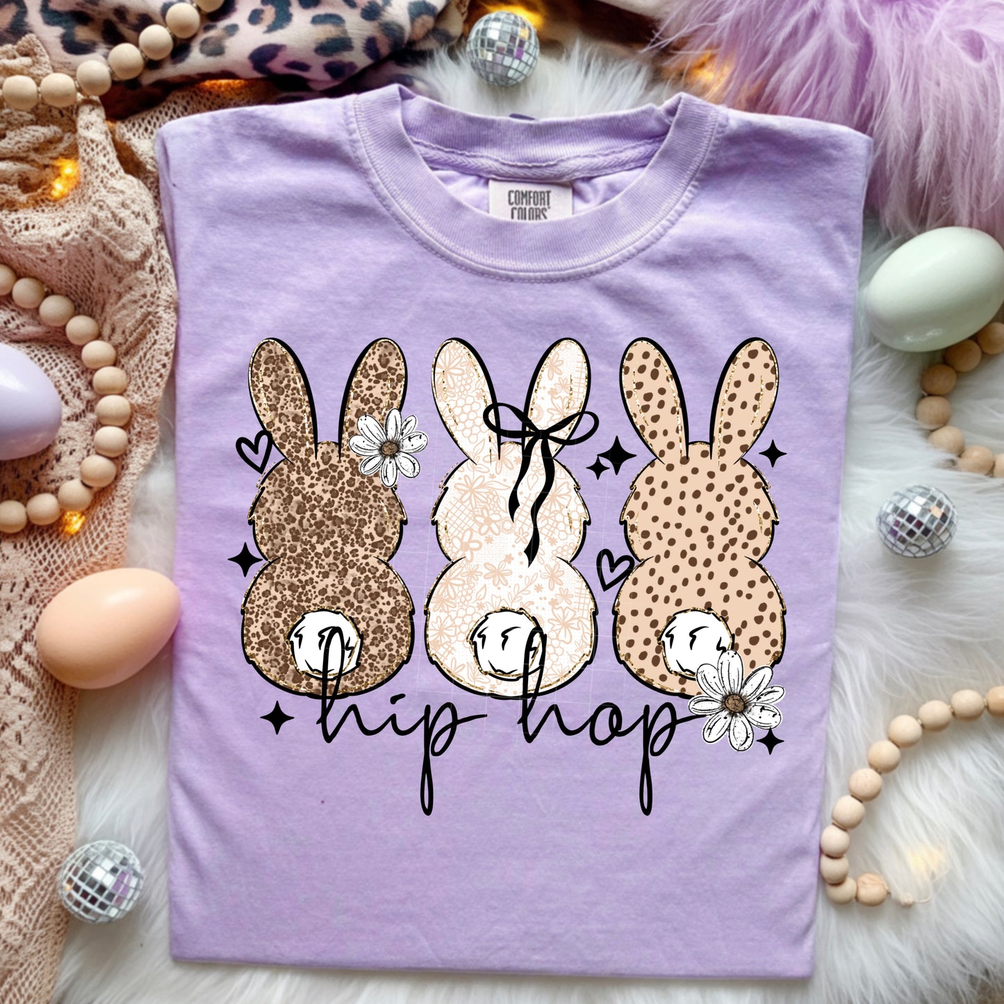 Hip Hop Bunnies ~ 26CSC02 ~ DTF Transfer