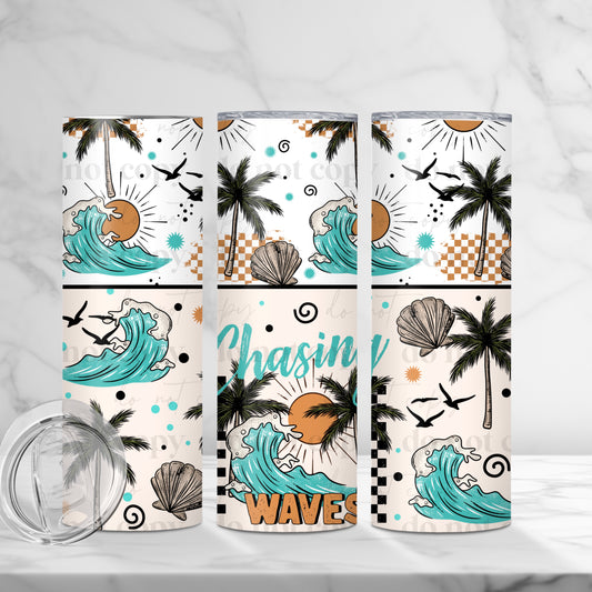 TW137 ~ Tumbler Wrap ~ 25CSC04T29 ~ Chasing Waves