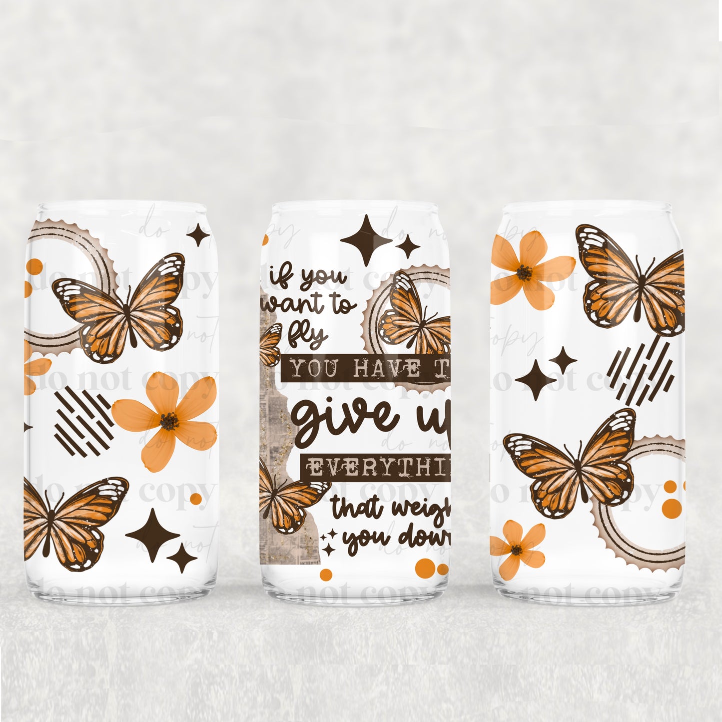 177UV ~ UV DTF Wrap ~ 26CSC02T ~ If You Want to Fly